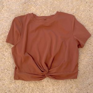 Brown Crop Top